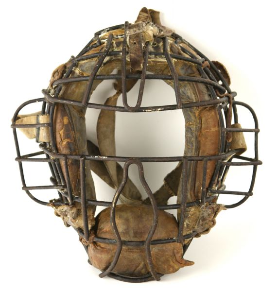 1940s circa Game Used Catchers Mask