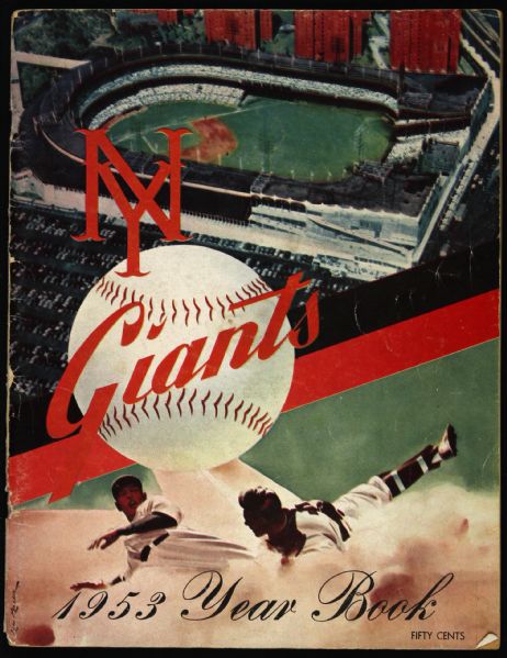 1953 New York Giants Year Book