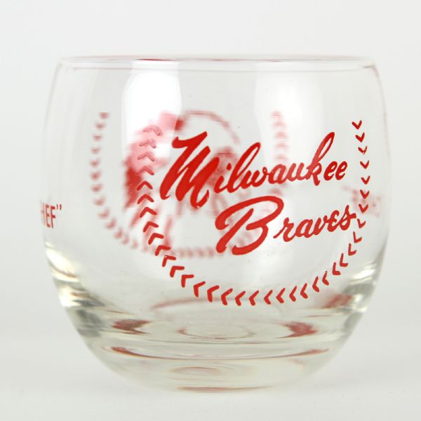 1953-56 Milwaukee Braves Drinking Glass