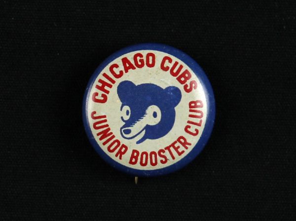 1950s Chicago Cubs Junior Booster Club 1" Pinback Button