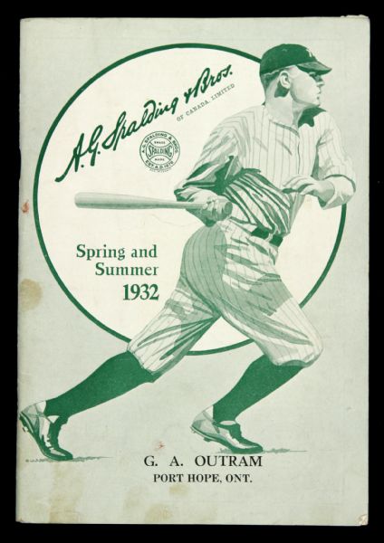 1932 A.G. Spalding Brothers of Canada Limited Spring and Summer Catalog