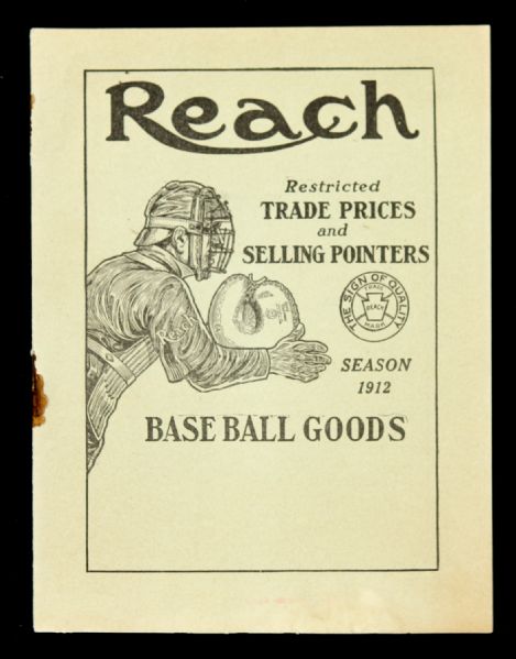 1912 Reach Baseball Sporting Goods Guide