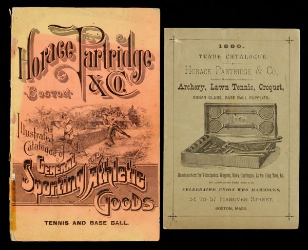 1880-90 Horace Partridge and Company Sporting Goods Catalogues (Lot of 2)