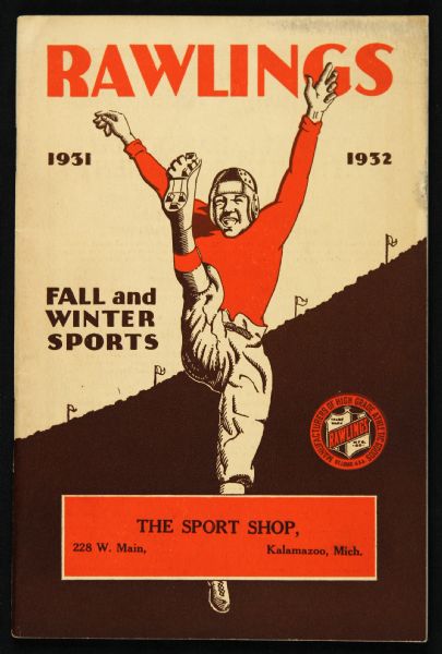 1931-32 Rawlings Fall and Winter Sports Sporting Goods Guide