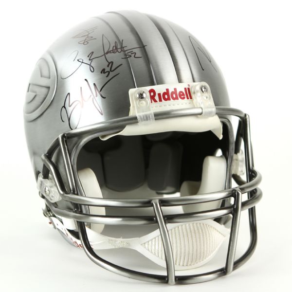2008 Green Bay Packers Multi Signed Full Size Helmet w/ 11 Signatures Including Aaron Rodgers, Clay Mathews & More (JSA)