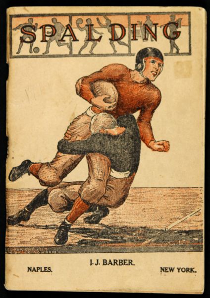 1915 Spalding 5 1/2"x 8" Football Sporting Goods Catalog