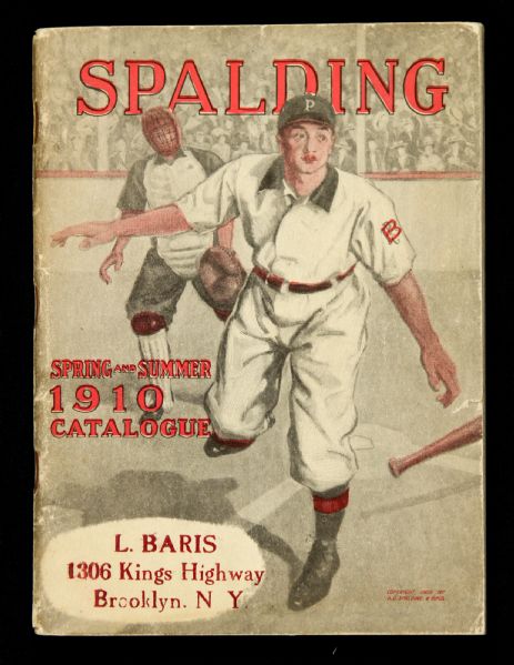 1910 Spalding 5" x 7" Spring and Summer Sporting Goods Catalogue