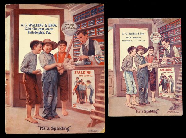 1912-13 A.G. Spalding and Bros. Sporting Goods Catalogues (Lot of 2)