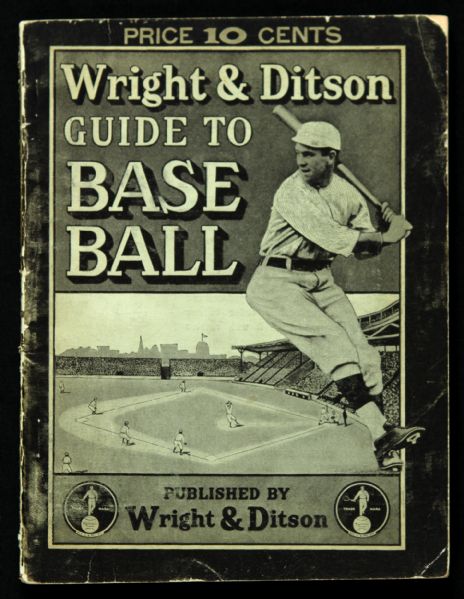 1912-14 Wright and Ditson 5" x 6 1/2" Guide to Baseball 