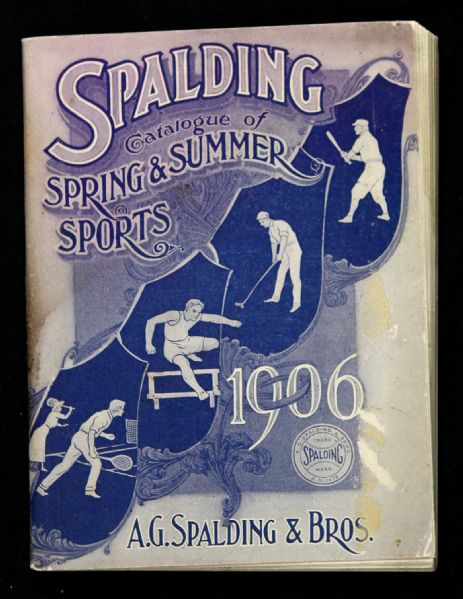 1906 Spalding 4 3/4" x 6 1/2" Spring and Summer Sports Catalogue 