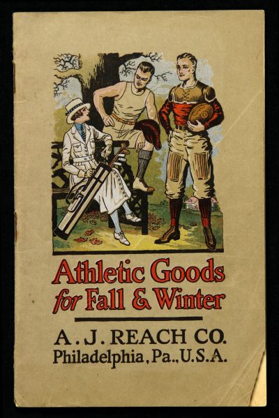 1919 A.J. Reach 5" x 8" Fall and Winter Athletic Goods Catalogue