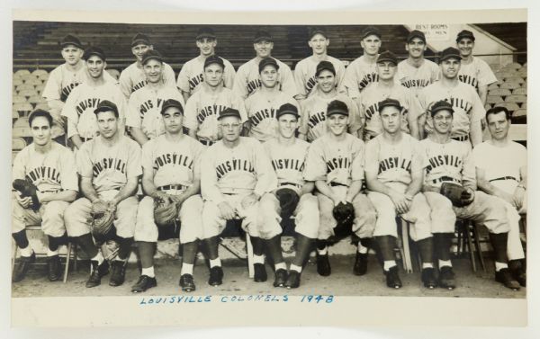 1948 Louisville Colonels 6" x 10" B/W Minor League Team Photo