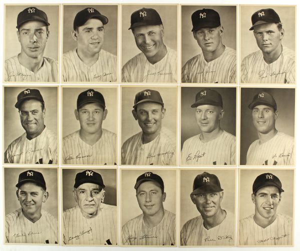 1947-50 Yankees Picture Pack Collection DiMaggio Berra Rizzuto (Lot of 34)