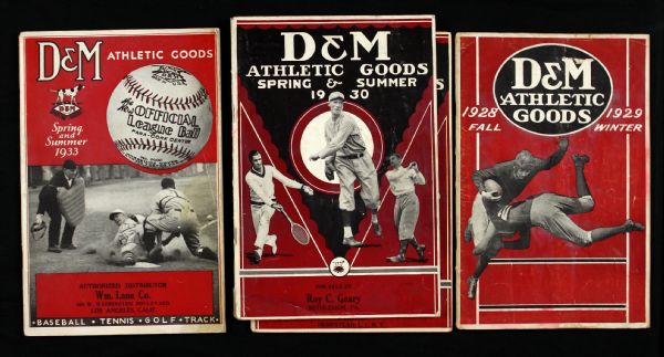 1928-33 D and M Athletic Goods Sporting Goods Catalogues 