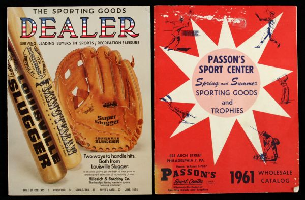 1961-76 Sporting Goods Catalogs Includes Catalogue w/ Muhammad Ali on Back Cover (Lot of 2)