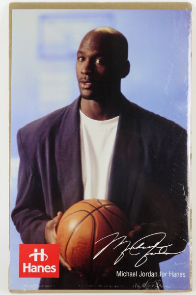 1990s Michael Jordan Chicago Bulls 11" x 17" Hanes Advertisment