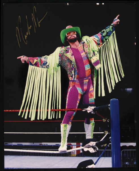 1980s Randy "Macho Man" Savage Signed 8" x 10" Photo (JSA)