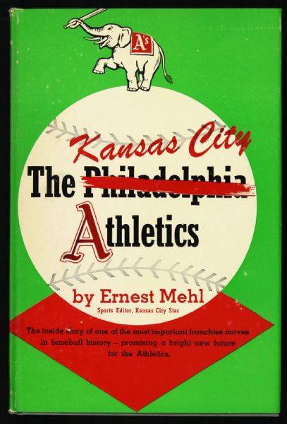 1956 Kansas City Athletics Hardcover Book