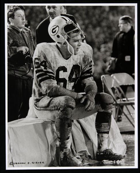 1960s Jerry Kramer Green Bay Packers 8" x 10" Original Vernon Biever B/W Photo 