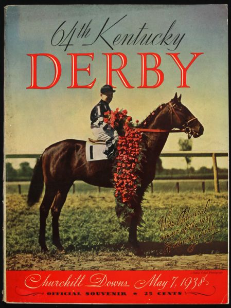 1938 Kentucky Derby Program