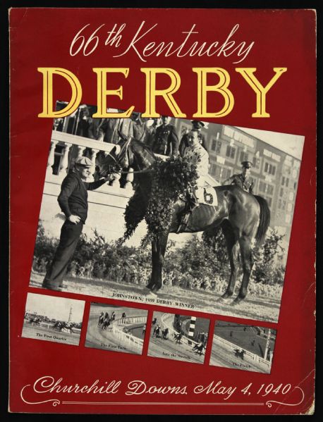 1940 Kentucky Derby Program