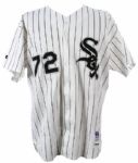 1992 Carlton Fisk Chicago White Sox Game Worn Home Jersey (MEARS LOA)