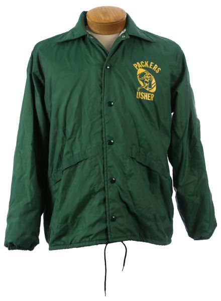 1960s Green Bay Packers Usher Lined Nylon Jacket 