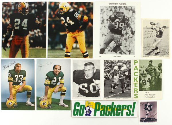 1960s-90s Green Bay Packers Memorabilia Collection (Lot of 13)