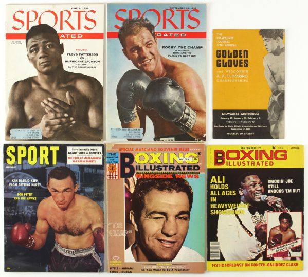 1948-77 Boxing Magazine Collection (Lot of 6)