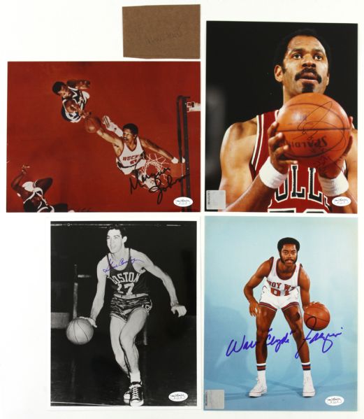 1970s-80s Basketball Memorabilia Collection w/ Walt Frazier Jerry West Signed Items - Lot of 14 (JSA)