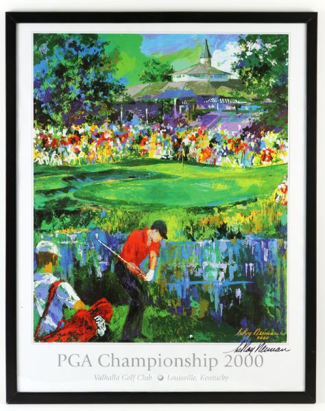 2000 LeRoy Neiman Signed PGA Championship Valhalla Golf Club 23" x 30" Framed Lithograph (JSA)