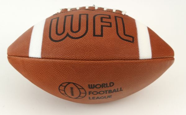 1975 World Football League Game Used Football (MEARS LOA)