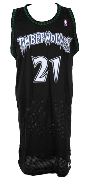 2004-05 Kevin Garnett Minnesota Timberwolves Game Alternate Jersey (MEARS LOA)