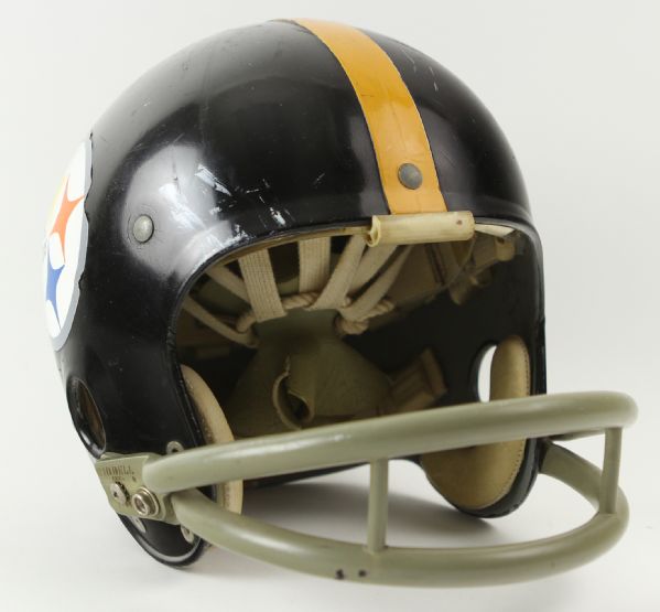 1968 circa Clendon Thomas Pittsburgh Steelers Game Worn Helmet (MEARS LOA)