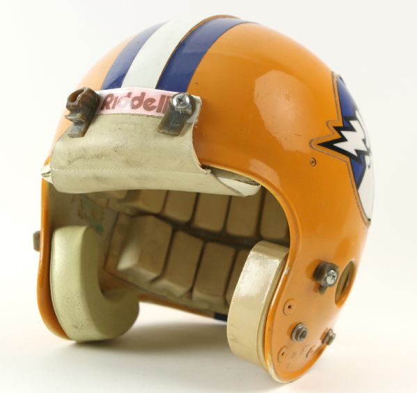 1983-85 Oakland Invaders USFL Game Worn Riddell Football Helmet (MEARS LOA)