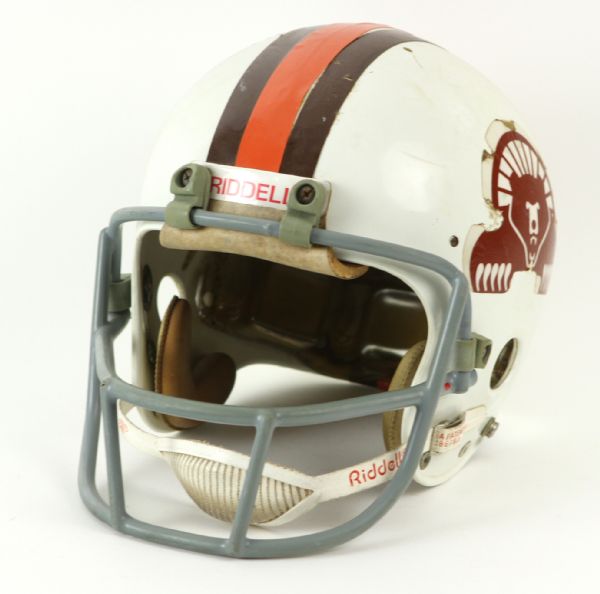 1974 Memphis Southmen Signed WFL Game Worn Helmet (MEARS LOA/JSA)
