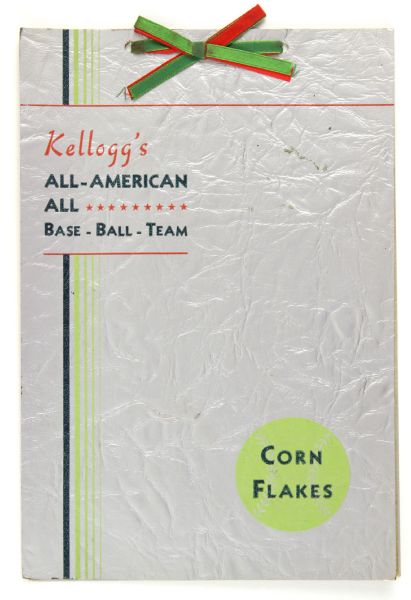 1930s Billy Jurges Chicago Cubs Kelloggs All American Baseball Team 6.5" x 9.5" Corn Flakes Premium