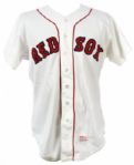 1979 Luis Tiant Boston Red Sox Signed Post Career Home Uniform (JSA)