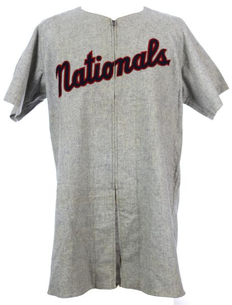 1949-52 Washington Senators "Nationals" Prototype Jersey (MEARS LOA)