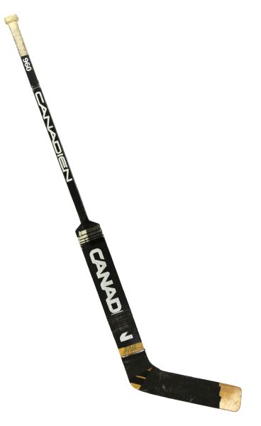 1980s Greg Millen Signed Game Used Hockey Stick (MEARS LOA/JSA)