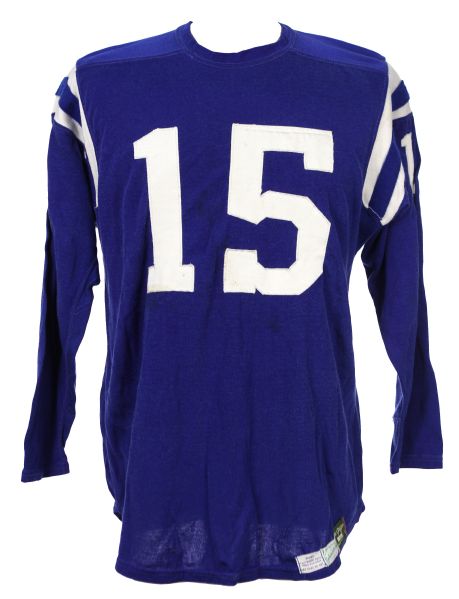 1968 Earl Morrall Baltimore Colts Game Worn Home Jersey (MEARS LOA)