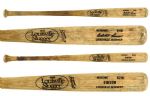 1983-87 Kirk Gibson Chet Lemon Detroit Tigers Louisville Slugger Professional Model Game Used Bat Collection - Lot of 2 (MEARS LOA)
