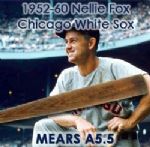 1952-60 Nellie Fox Chicago White Sox H&B Louisville Slugger Professional Model Game Used Bat (MEARS A5.5)