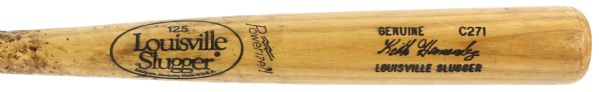 1986-89 Keith Hernandez New York Mets Louisville Slugger Professional Model Game Used Bat (MEARS LOA)