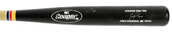 1992-93 George Bell Chicago White Sox Cooper Professional Model Game Used Bat (MEARS LOA)