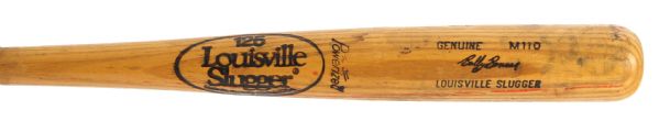 1980-83 Bobby Bonner Baltimore Orioles Lousville Slugger Professional Model Game Used Bat (MEARS LOA)