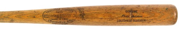 1961-62 Richie Ashburn Cubs/Mets H&B Louisville Slugger Professional Model Game Used Bat (MEARS LOA)