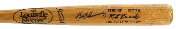 1986-89 Keith Hernandez New York Mets Signed Louisville Slugger Professional Model Game Used Bat (MEARS LOA/JSA)