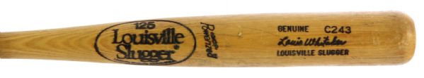 1980-83 Lou Whitaker Detroit Tigers Louisville Slugger Professional Model Game Used Bat (MEARS LOA)