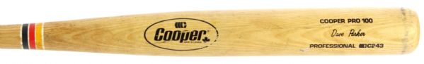 1980s-90s Dave Parker As/Brewers/Angels/Blue Jays Cooper Professional Model Game Used Bat (MEARS LOA)